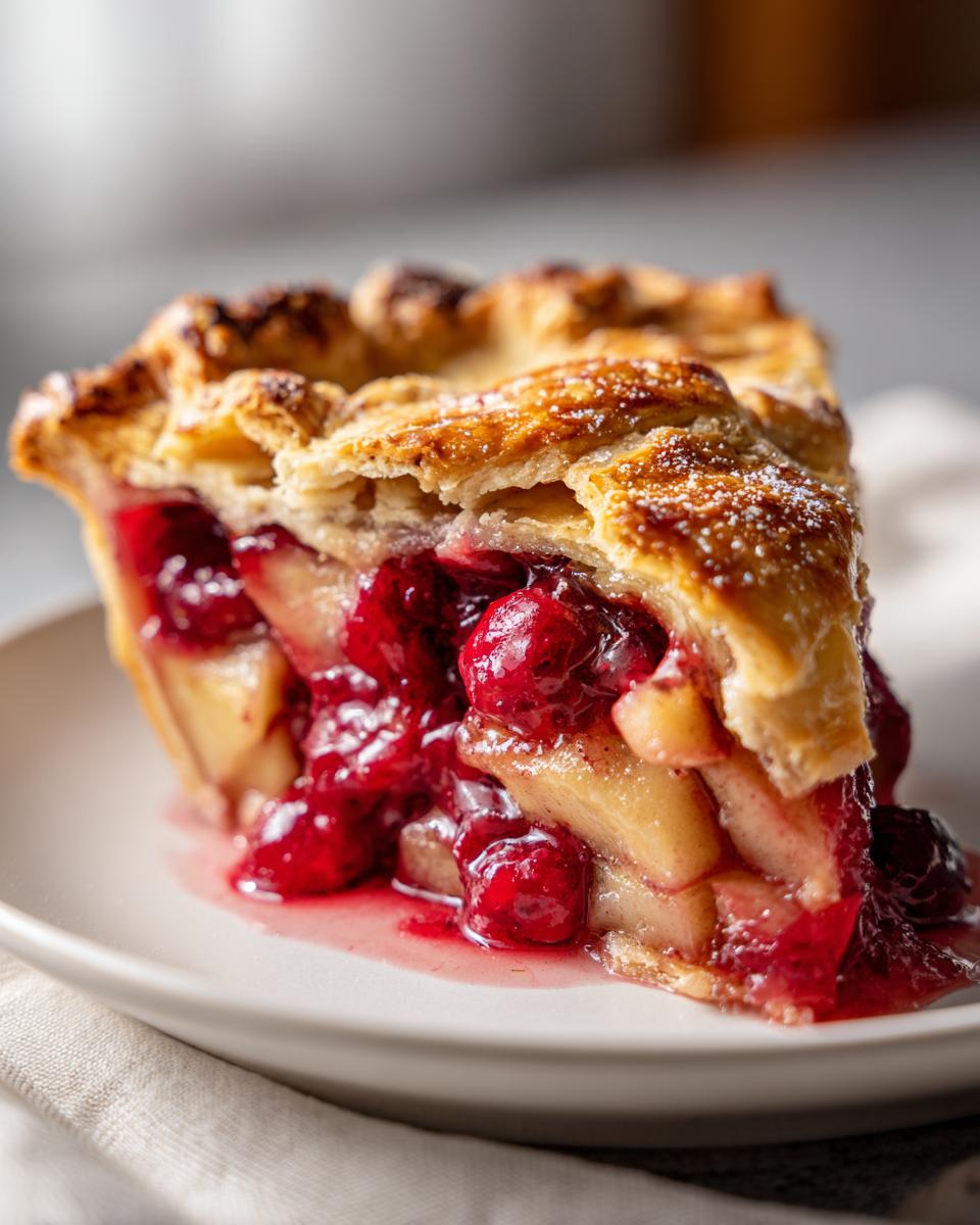 Irresistible Cranberry-Apple Pie - Perfect Holiday Magic in 50 Minutes 9 Cranberry-Apple Pie - detail 3