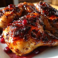 2 Juicy Cranberry-Glazed Cornish Hens for Thanksgiving Magic