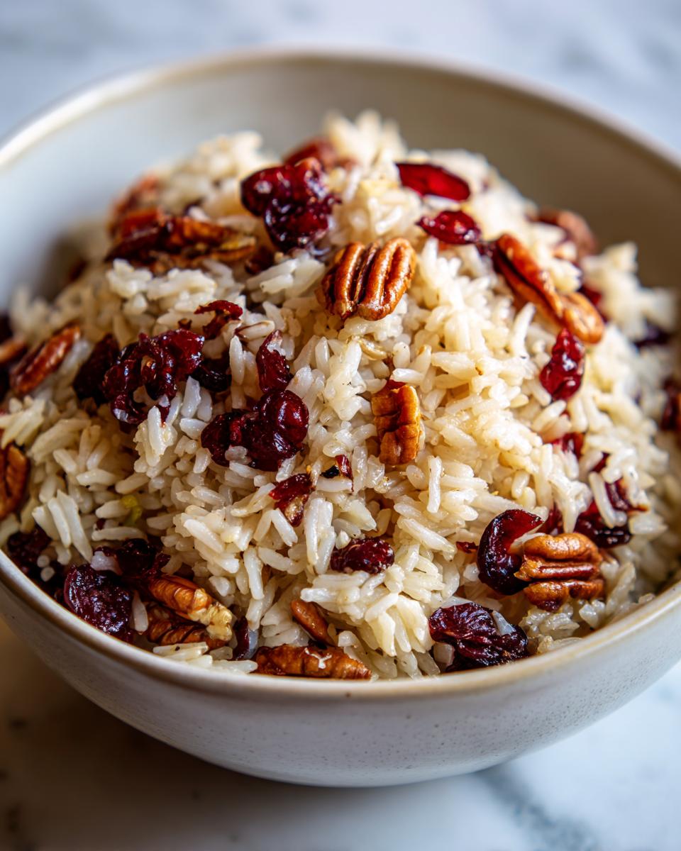 Cranberry Rice Pilaf - detail 2