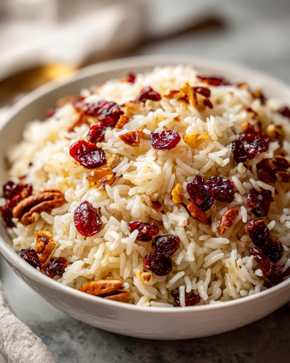 Cranberry Rice Pilaf - detail 3