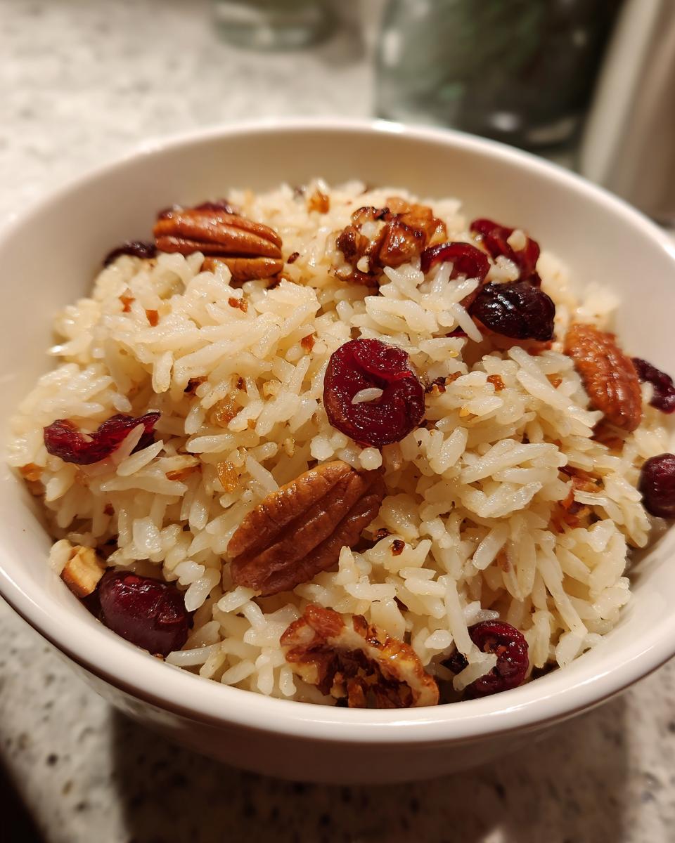 Cranberry Rice Pilaf - detail 4