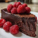2-Step Flourless Chocolate Torte with Raspberries – Rich Bliss 11 Flourless Chocolate Torte with Raspberries