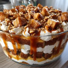 Irresistible Gingerbread Trifle with Toasted Walnuts Recipe