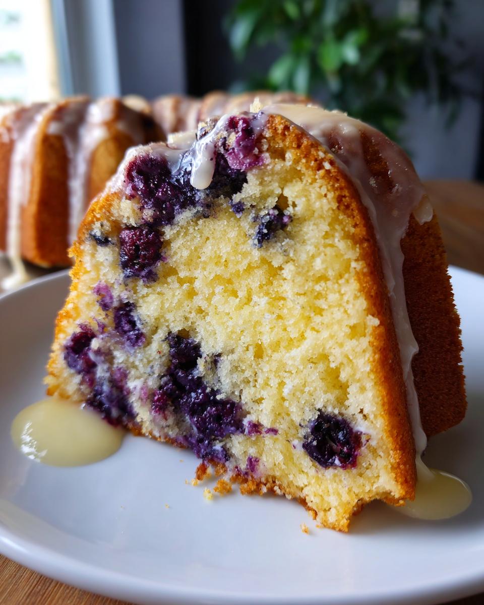 Irresistible Lemon & Blueberry Bundt Cake Recipe You Must Try 8 Lemon & Blueberry Bundt Cake - detail 2