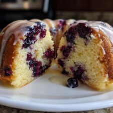 Irresistible Lemon & Blueberry Bundt Cake Recipe You Must Try