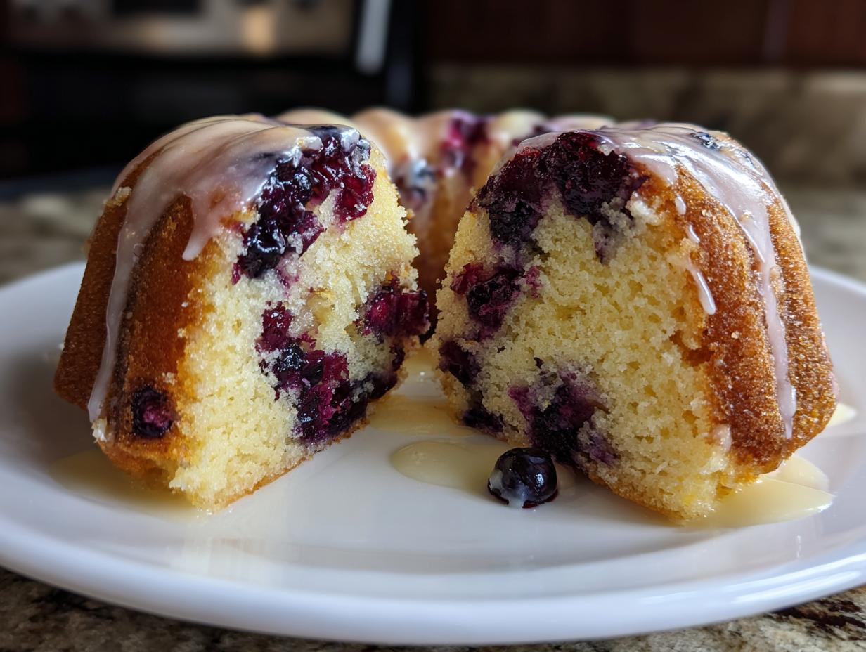 Irresistible Lemon & Blueberry Bundt Cake Recipe You Must Try 6 Lemon & Blueberry Bundt Cake