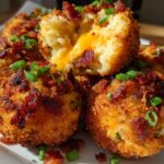 Loaded Mashed Potato Balls (Fried)