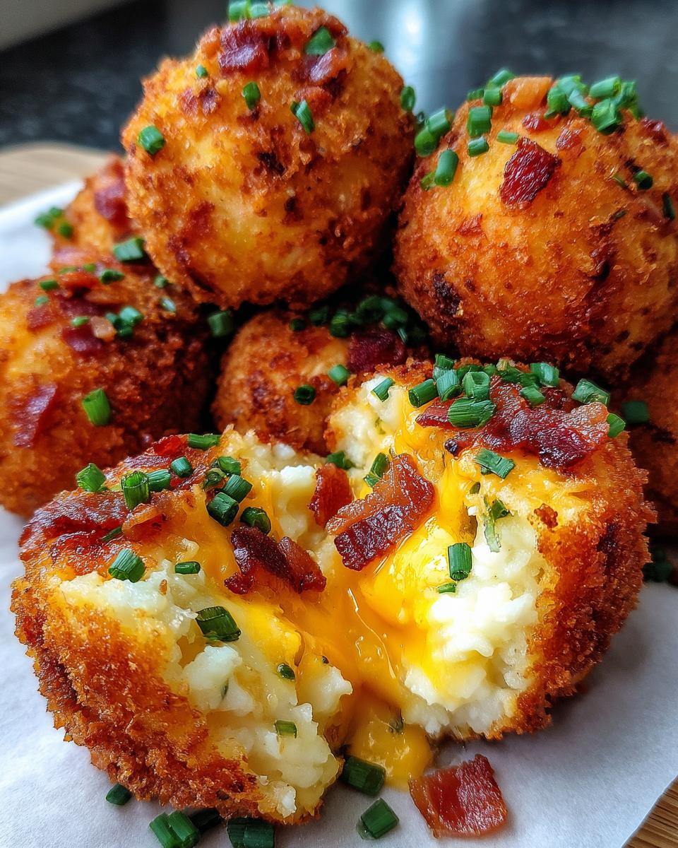 Loaded Mashed Potato Balls (Fried) - detail 3