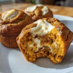 Mini Pumpkin & Cream Cheese Swirl Muffins