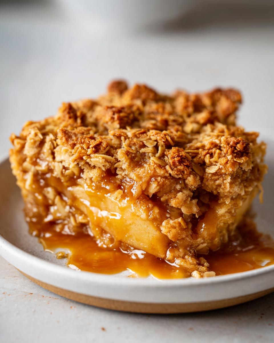 Salted Caramel Apple Crisp - detail 1