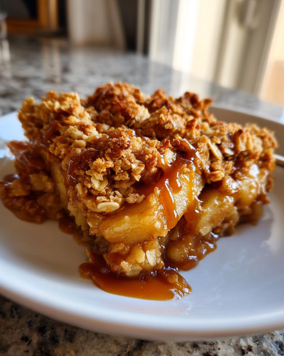 Salted Caramel Apple Crisp - detail 4
