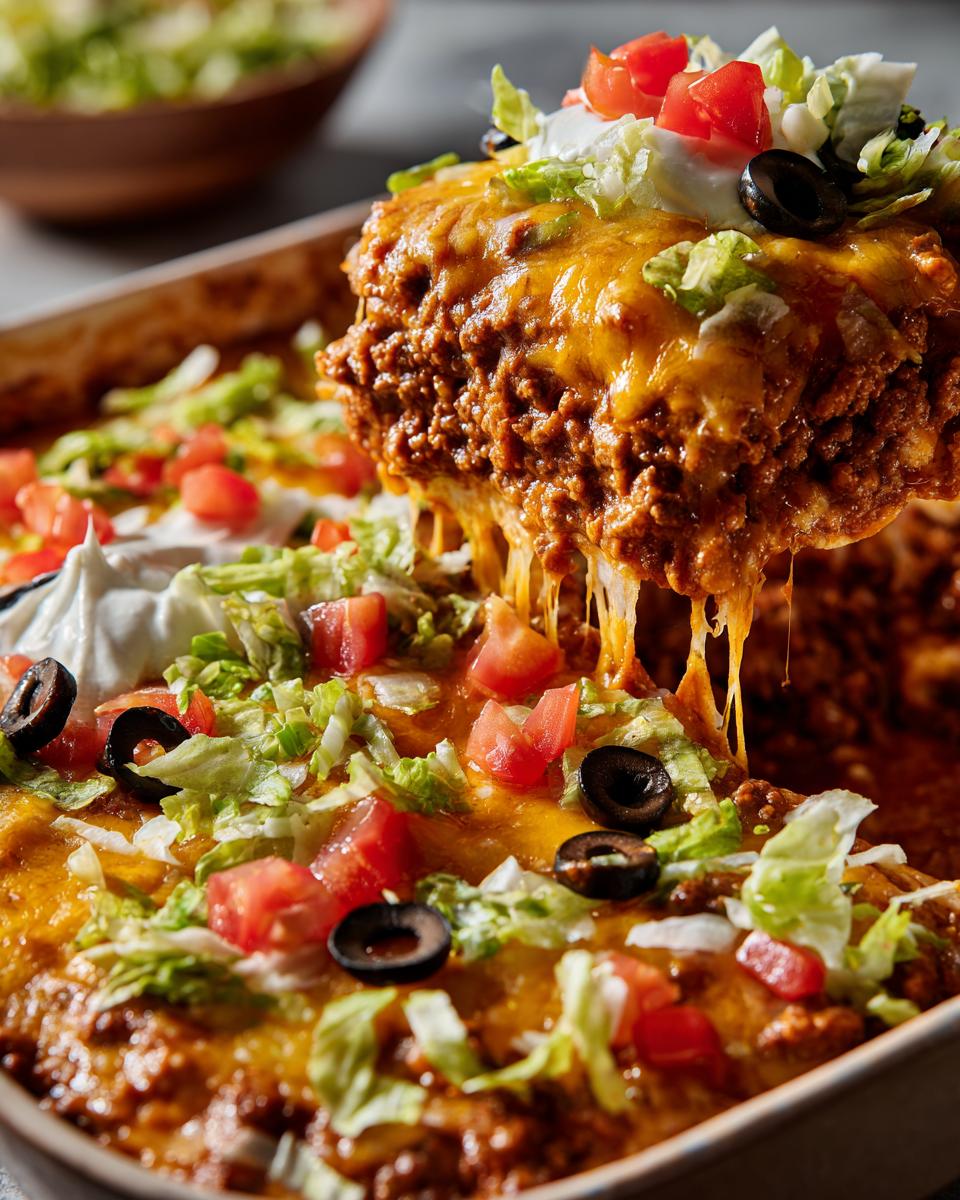 Seven Layer Dip Casserole - detail 1