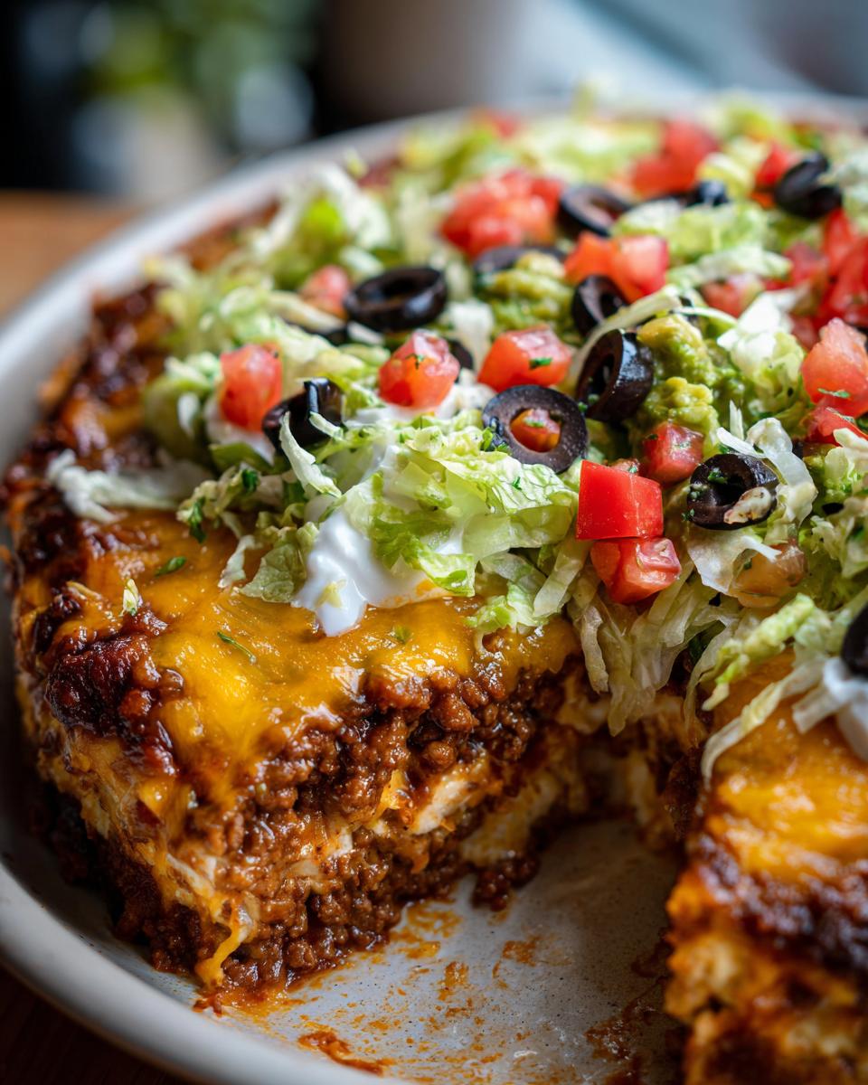 Seven Layer Dip Casserole - detail 2