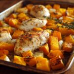 4-Ingredient Sheet Pan Autumn Chicken with Squash and Apples for Effortless Comfort 9 Sheet Pan Autumn Chicken with Squash and Apples