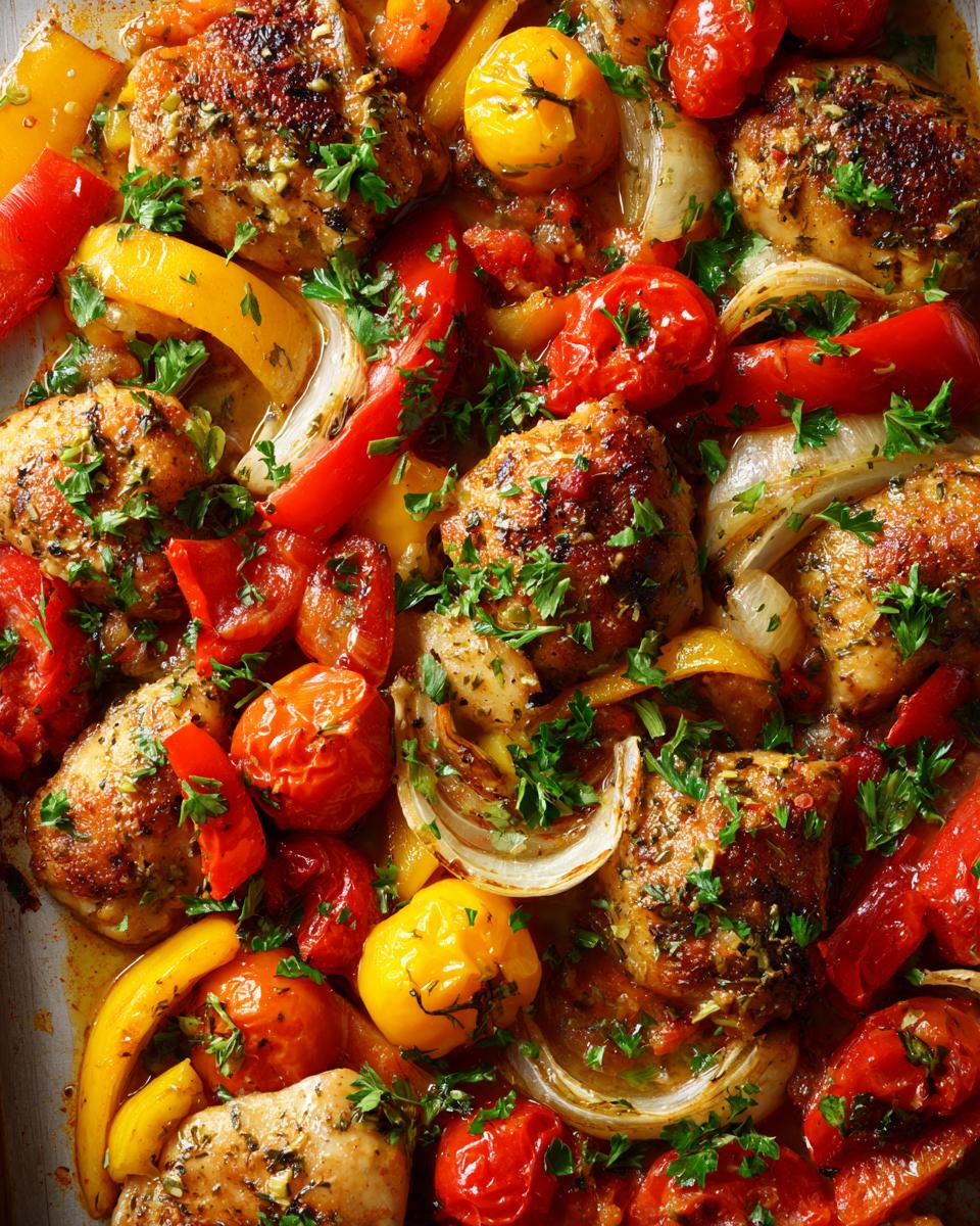 Sheet Pan Chicken Cacciatore - detail 3