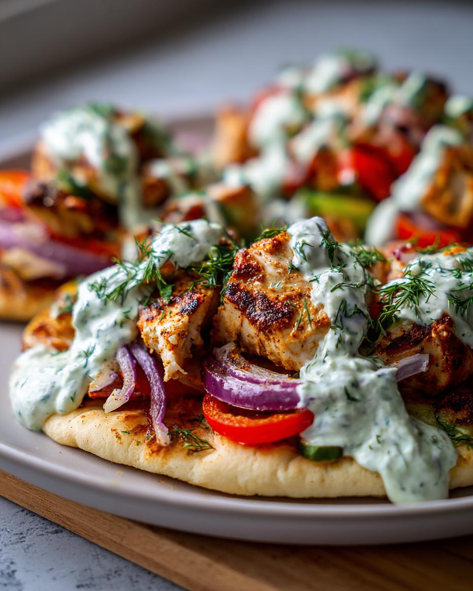 Sheet Pan Chicken Gyros with Tzatziki - detail 1