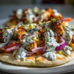 Sheet Pan Chicken Gyros with Tzatziki