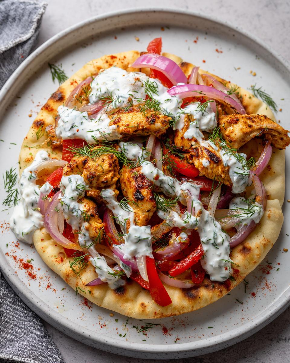 Sheet Pan Chicken Gyros with Tzatziki - detail 4