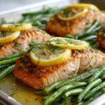 Sheet Pan Lemon-Dill Salmon and Green Beans