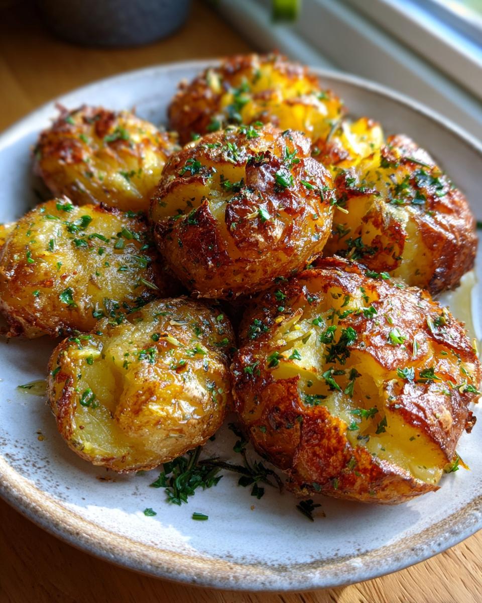 Crispy Smashed Potatoes with Herbs: 3 Simple Steps to Perfection 9 Smashed Potatoes with Herbs - detail 3