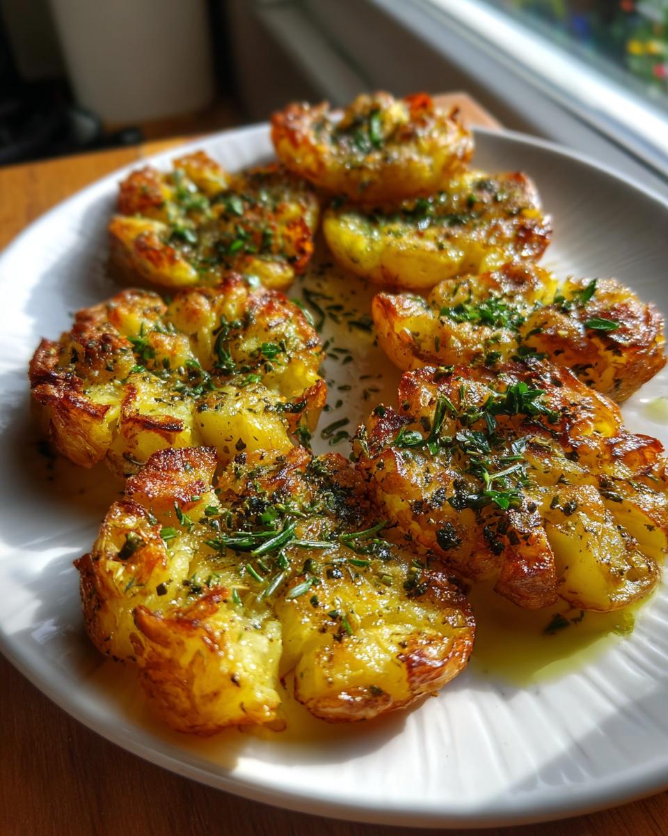 Crispy Smashed Potatoes with Herbs: 3 Simple Steps to Perfection 10 Smashed Potatoes with Herbs - detail 4