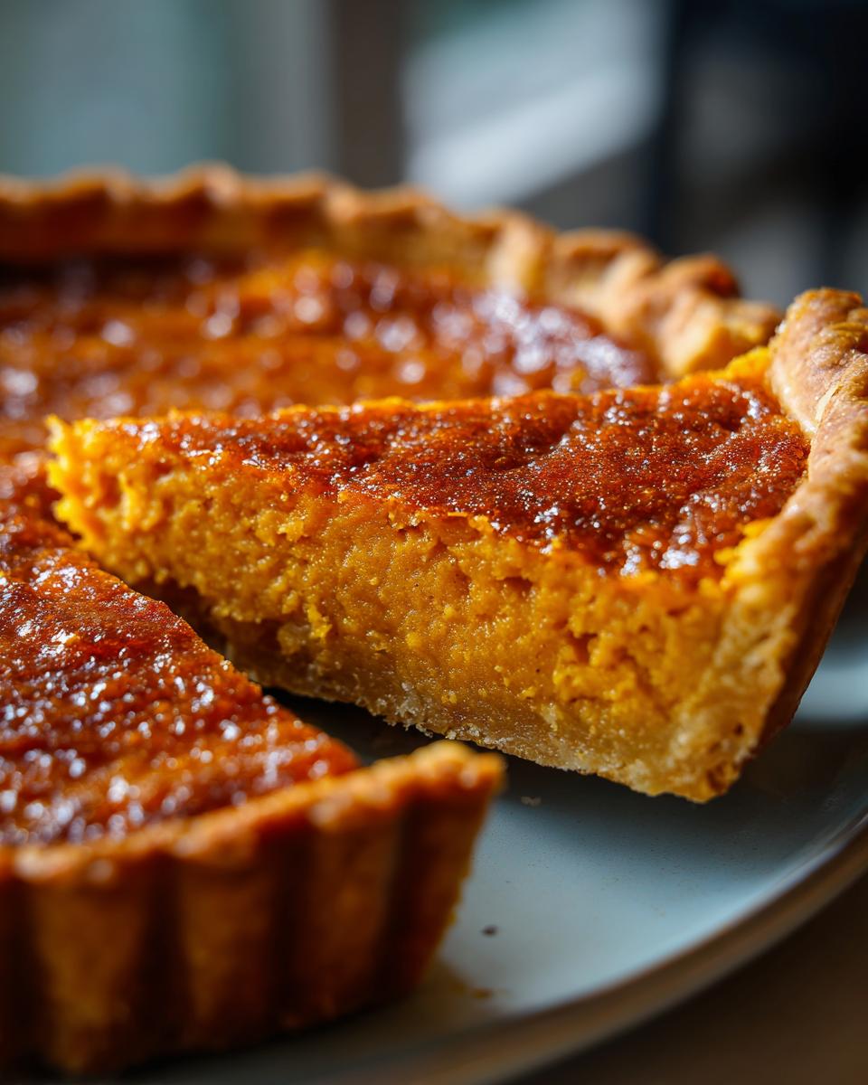 Sweet Potato Chess Pie - detail 4