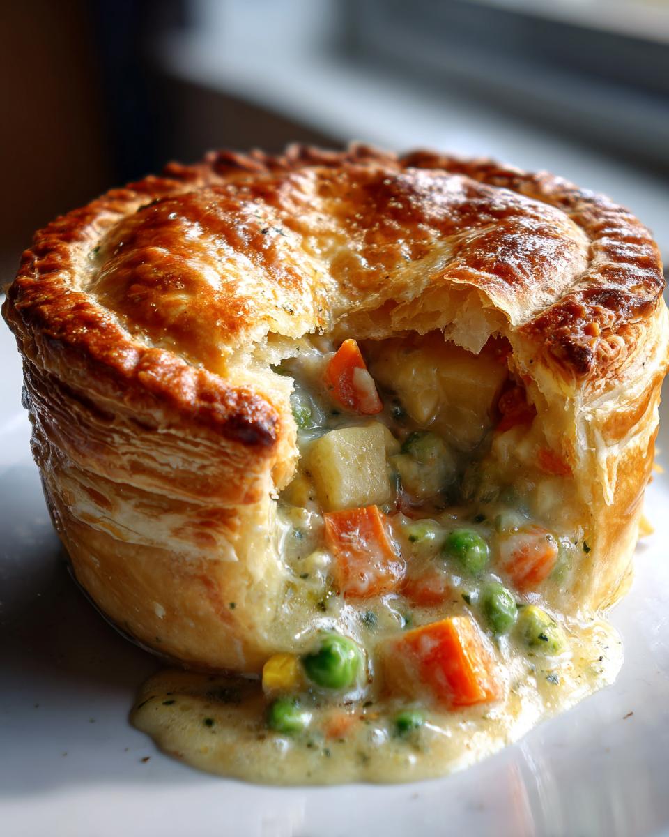 Vegetable Pot Pie with Flaky Pastry - detail 1