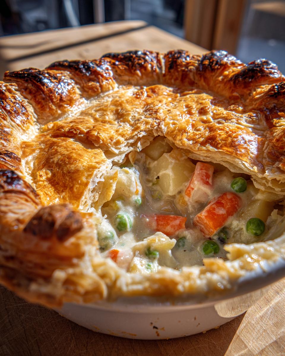 Vegetable Pot Pie with Flaky Pastry - detail 2