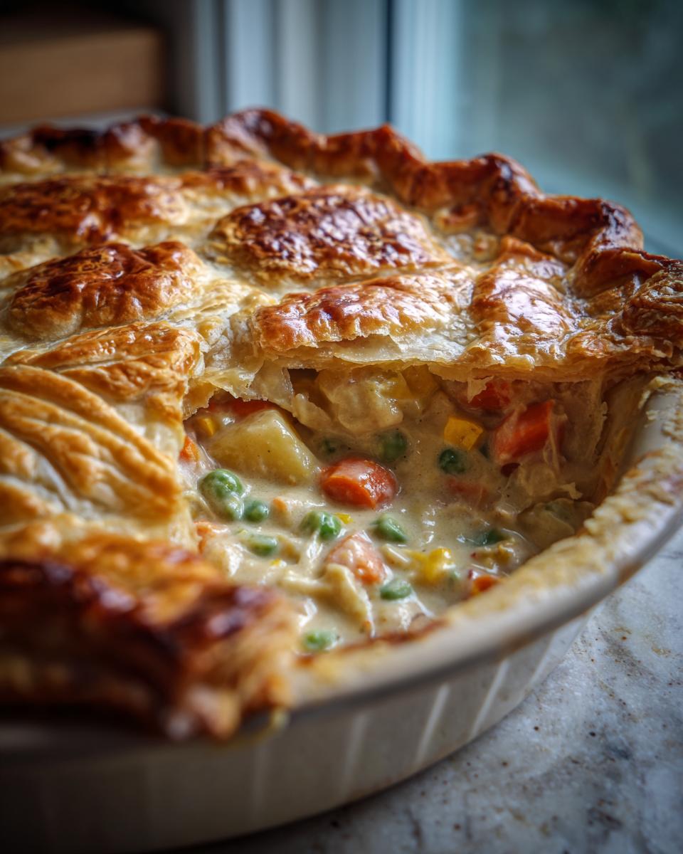 Vegetable Pot Pie with Flaky Pastry - detail 3