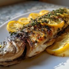 Perfect 10-Minute Whole Roasted Branzino with Lemon Recipe