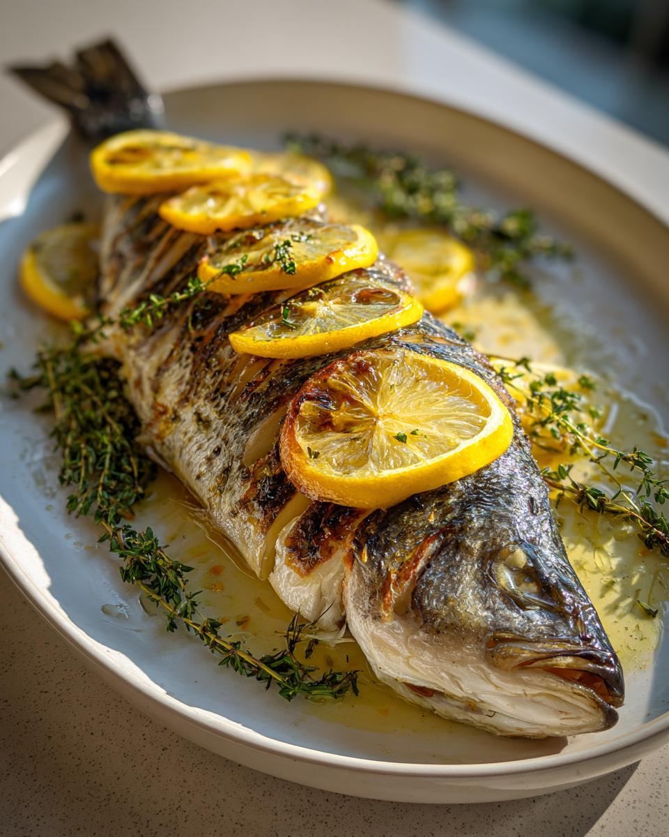 Whole Roasted Branzino with Lemon - detail 3