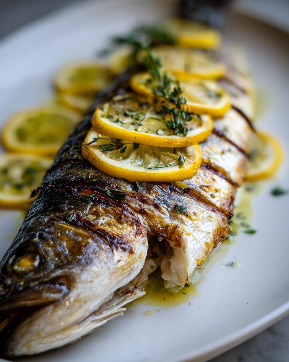 Whole Roasted Branzino with Lemon - detail 4
