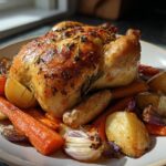 Whole Roasted Chicken with Root Vegetables