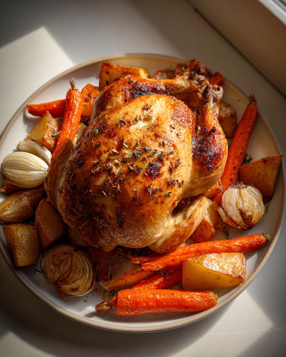 Whole Roasted Chicken with Root Vegetables - detail 3
