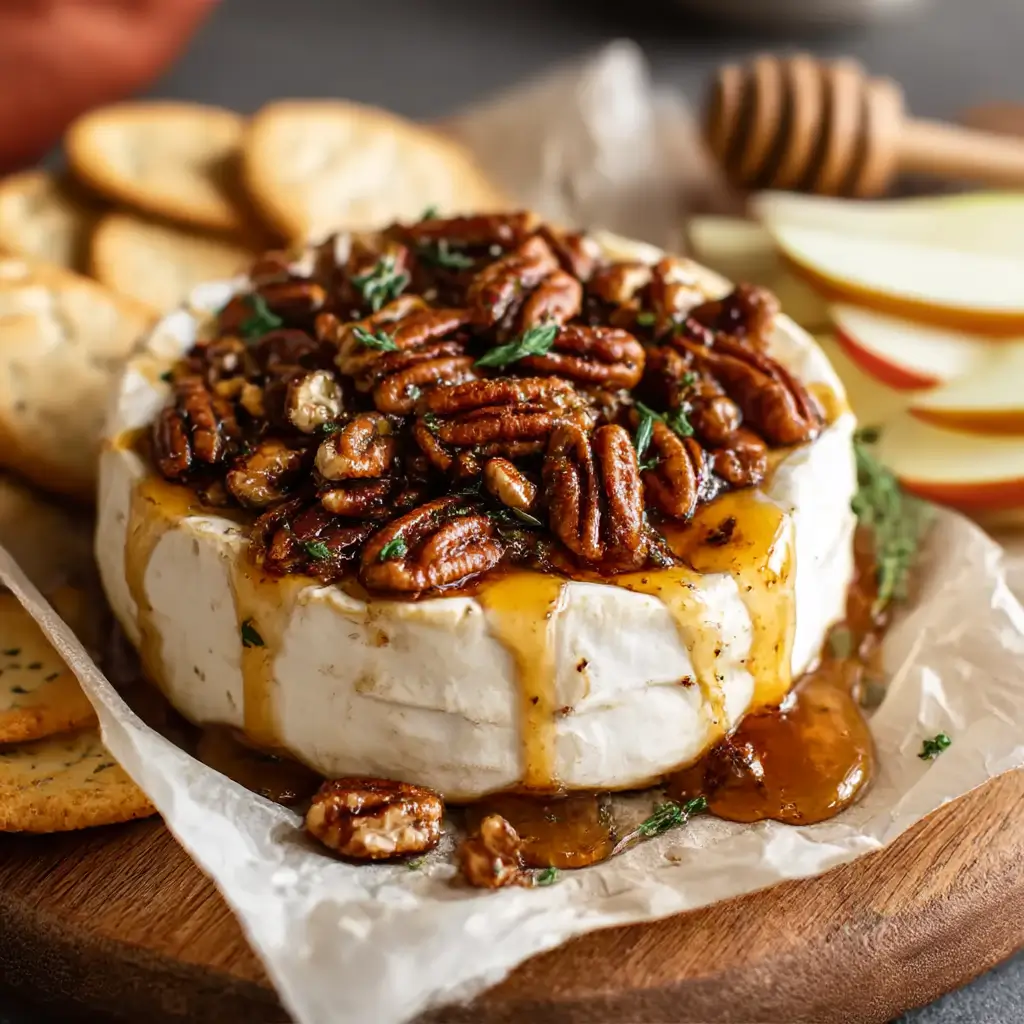 Easy Baked Brie with Honey and Pecans – Elegant Appetizer in Minutes 7 baked brie recipes