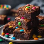 fudgy mm brownies Card