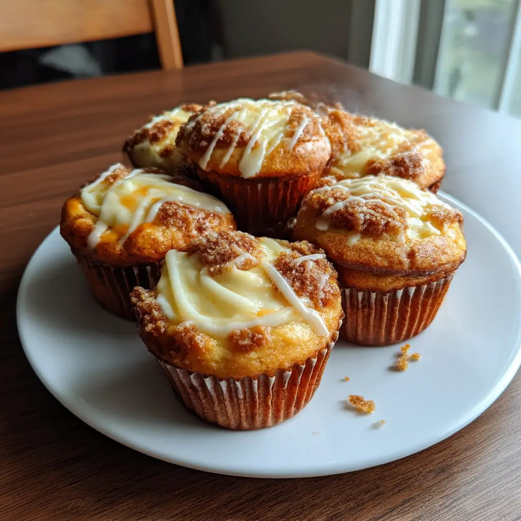 Gooey Cinnamon Cream Cheese Muffins – irresistibly soft, Amazing 8 gooey cinnamon cream cheese muffins recipe
