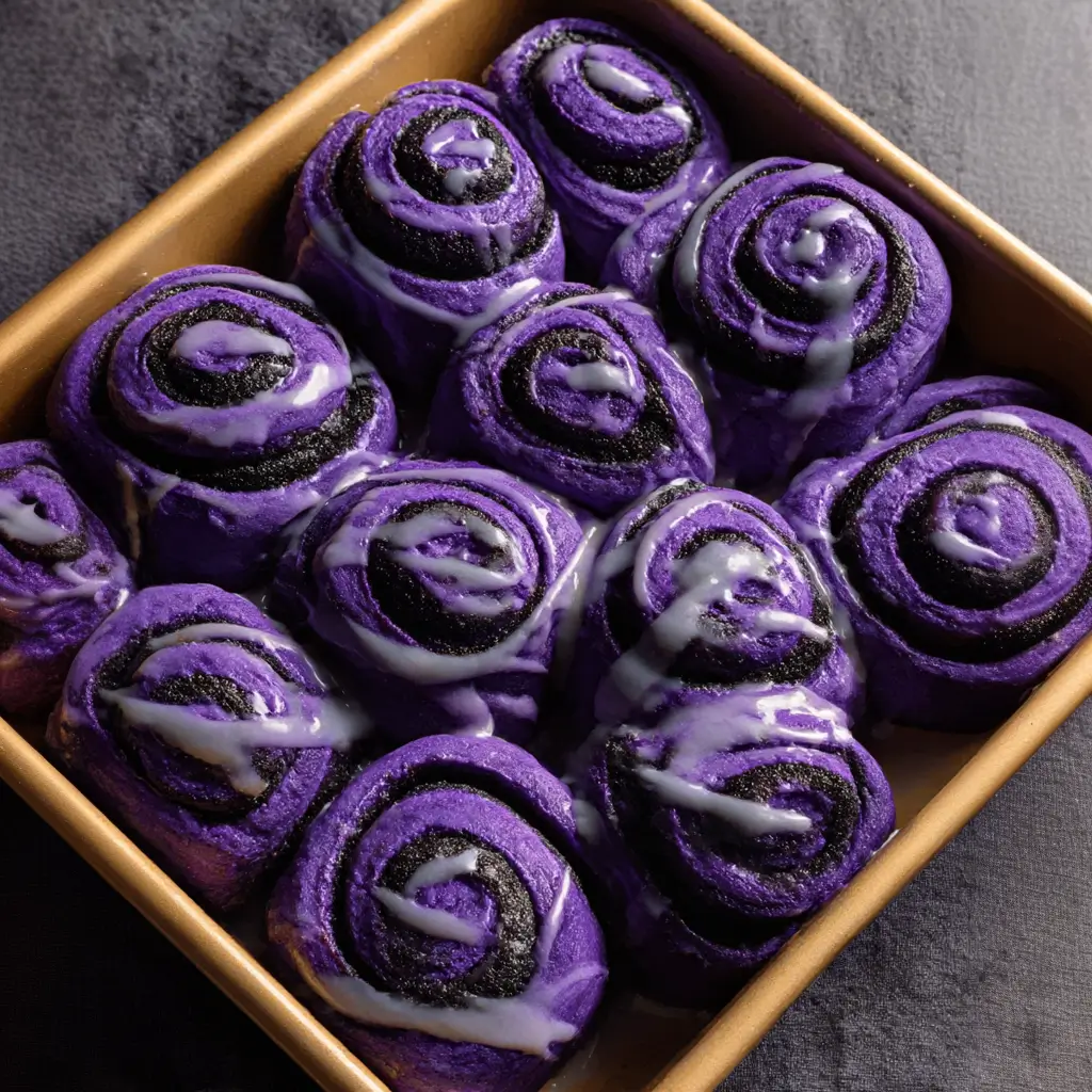 halloween cinnamon rolls