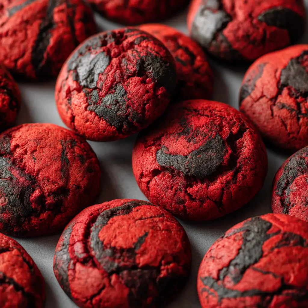Halloween Red Velvet Brimstone Cookies – Devilishly Delicious Dessert Idea 7 halloween red velvet brimstone cookies recipes