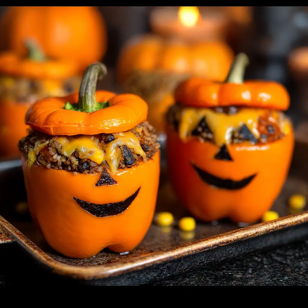 Halloween Stuffed Peppers: Easy, and Delicious 8 halloween stuffed peppers recipe