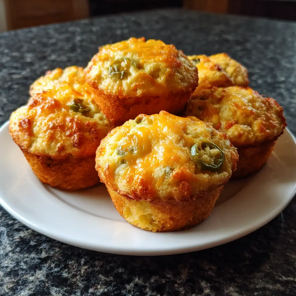 jalapeno cheddar cornbread muffins