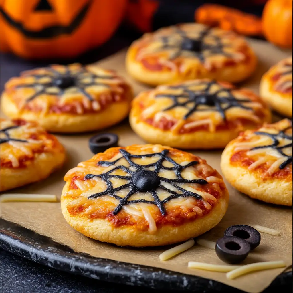 spiderweb pizza bites