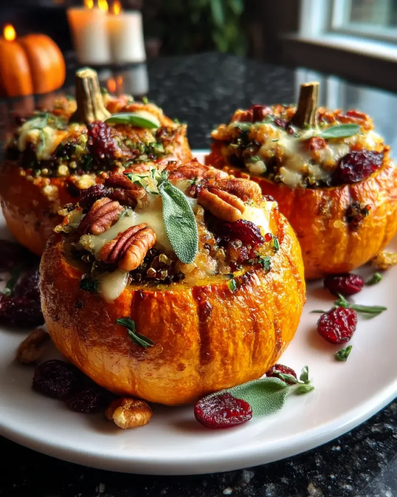 Thanksgiving Stuffed Pumpkins – Festive and Savory Holiday Recipe 6 Thanksgiving Stuffed Pumpkins