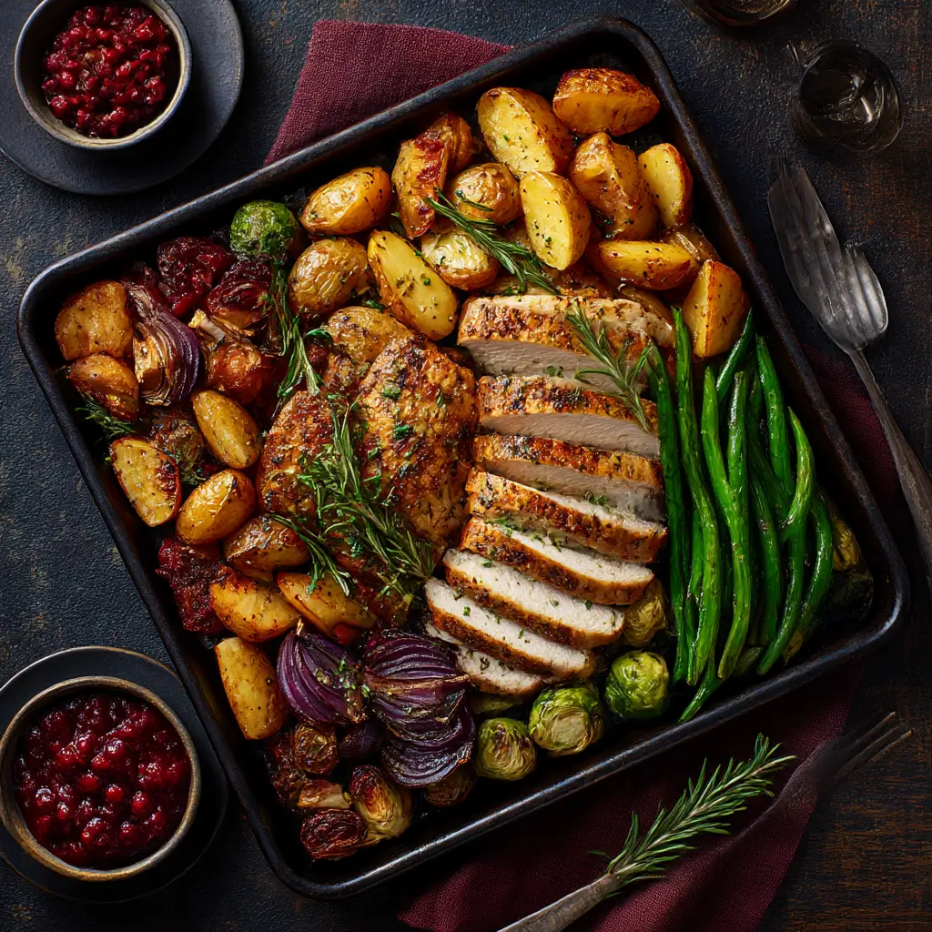 Ultimate One-Pan Turkey Tray Recipes | Easy, Healthy, and Delicious Dinner Idea 7 turkey tray recipes Card