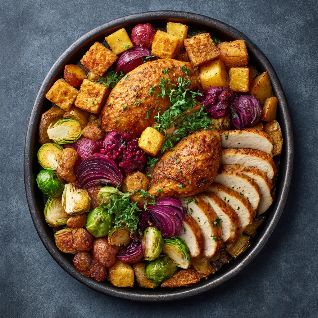 Ultimate One-Pan Turkey Tray Recipes | Easy, Healthy, and Delicious Dinner Idea 5 turkey tray recipes