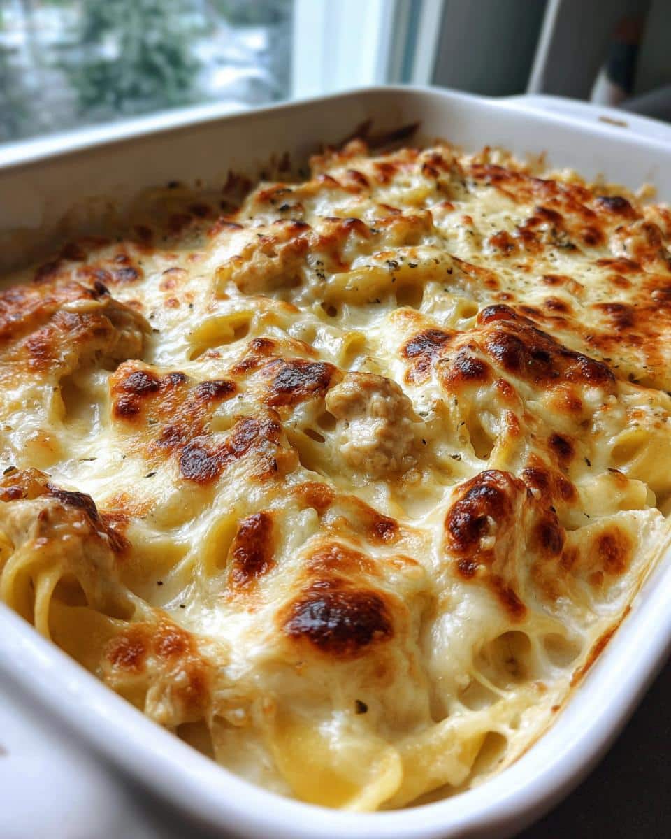 30-Minute Chicken Alfredo Casserole - detail 1