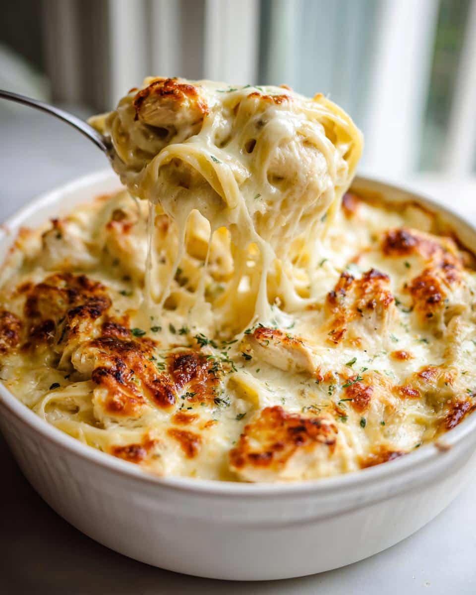 30-Minute Chicken Alfredo Casserole - detail 3