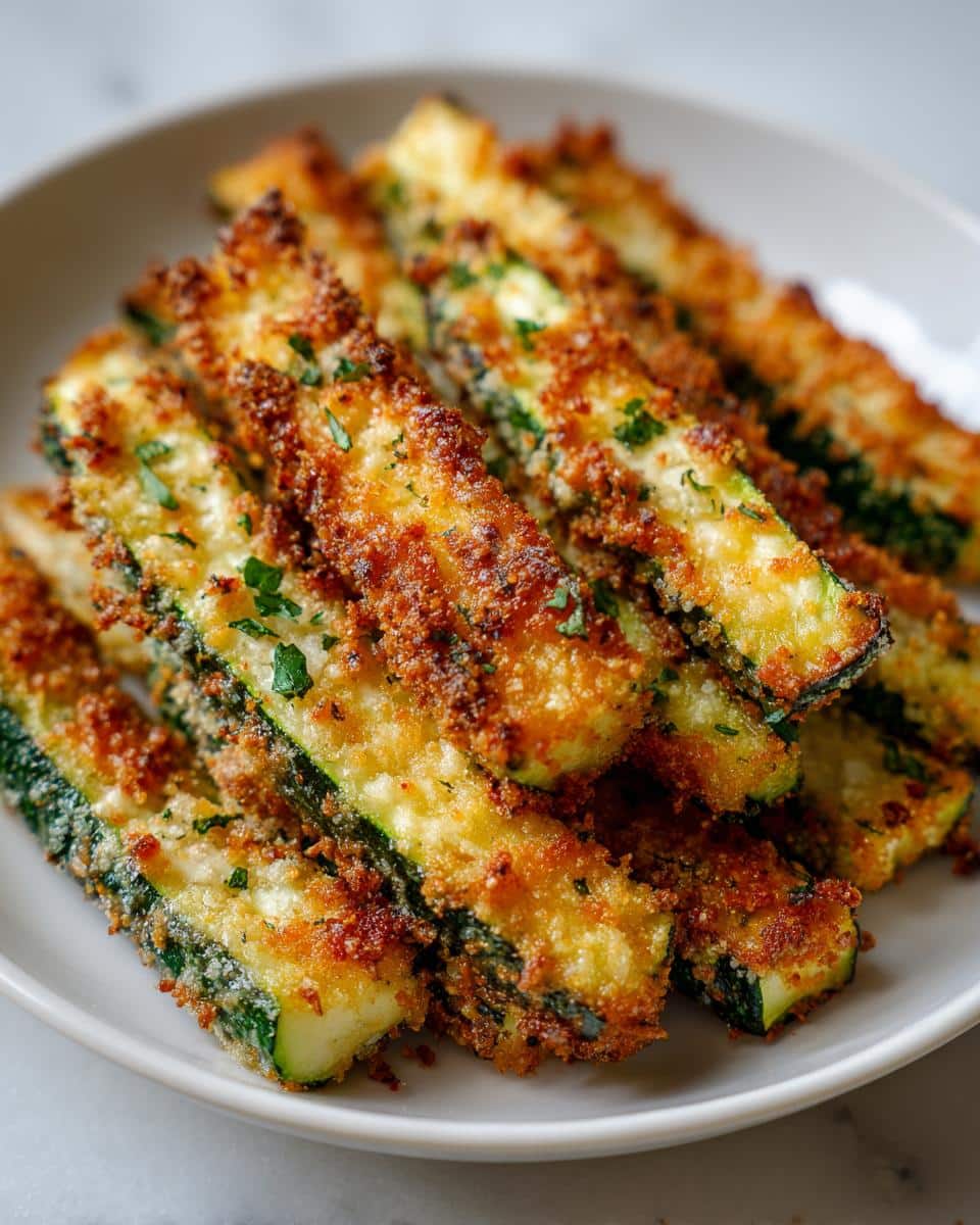 Air Fryer Parmesan Zucchini Fries - detail 1