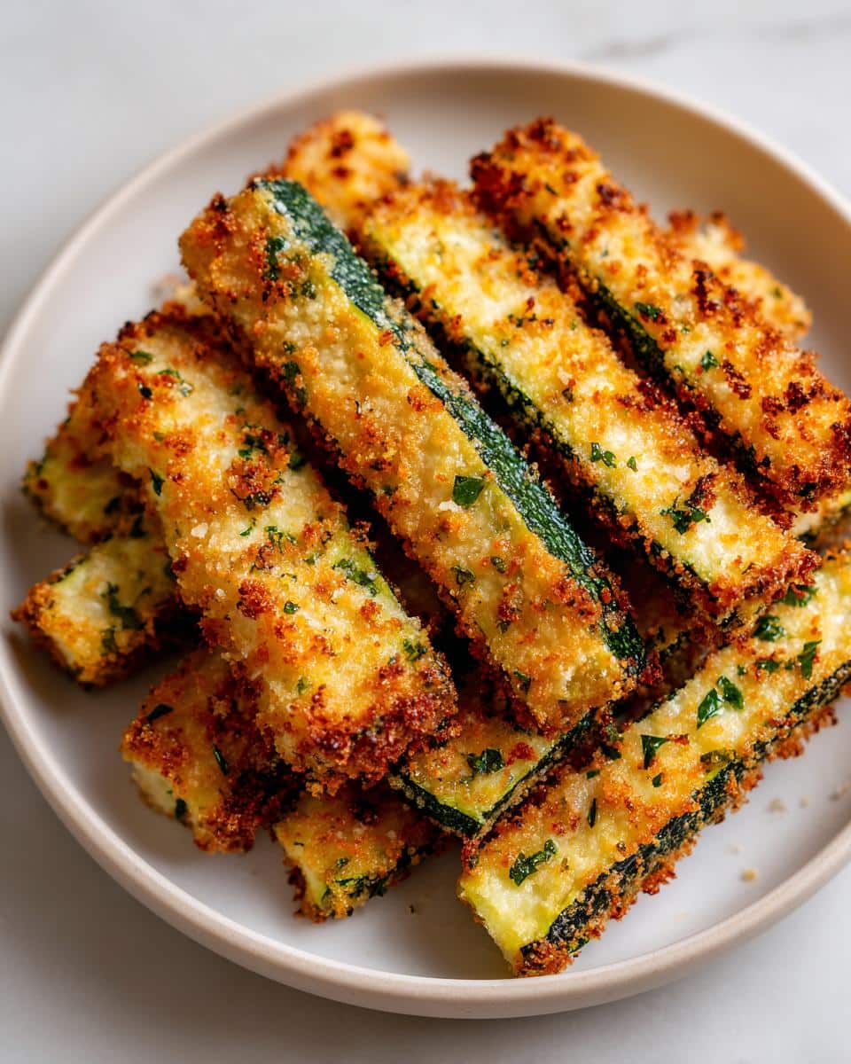 Air Fryer Parmesan Zucchini Fries - detail 4