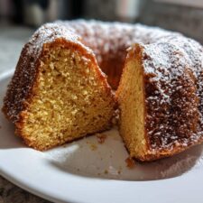 Homemade Apple Butter Bundt Cake – Soft & Flavorful